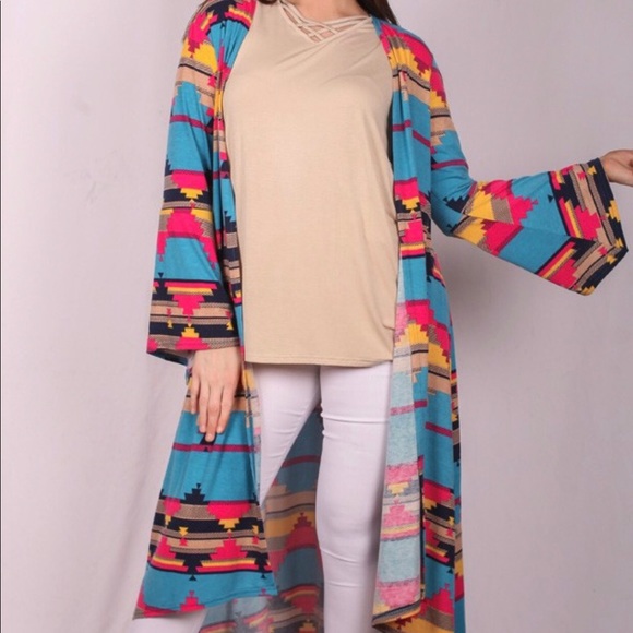 Southern Stitch Other - NWT Southern Stitch Aztec Duster 2xl
